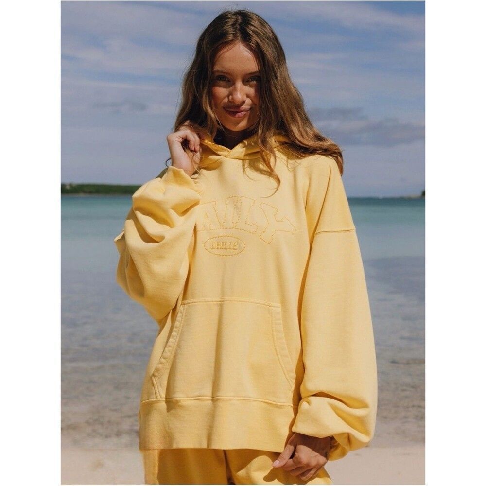 Daily Drills Oversized Hoodie in Sunny
